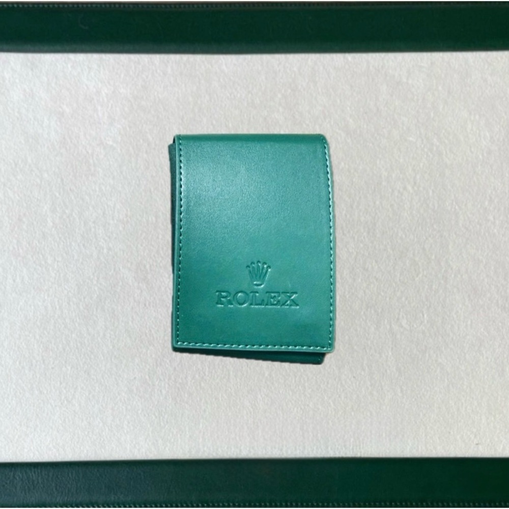 Rolex Green Leather Watch Case